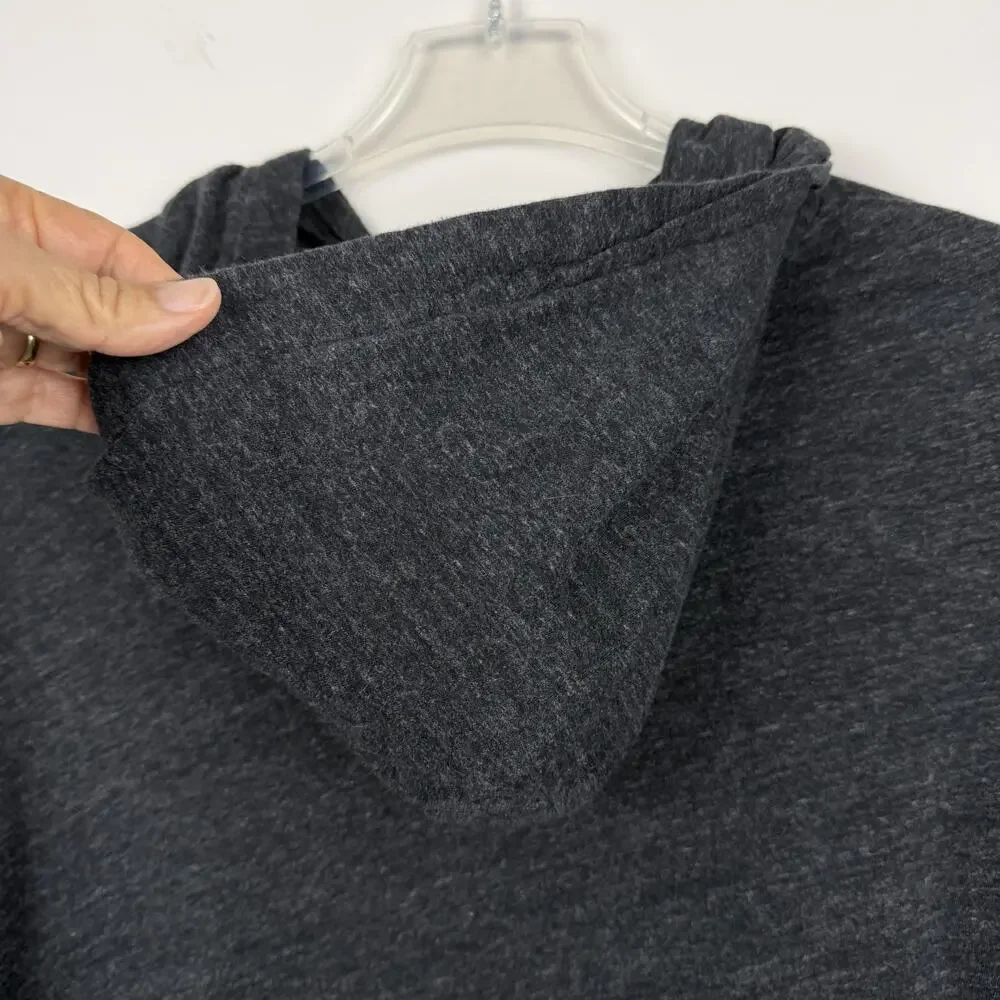 Polo Ralph Lauren Hooded T-Shirt Mens 3XLT Charcoal Gray Lightweight Casual FLAW